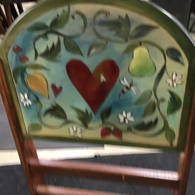 Sticks Handmade Dining Chairs / Hearts - Image 3 of 17