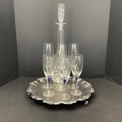 Orrefors & Beyer Crystal Barware - Image 1 of 13