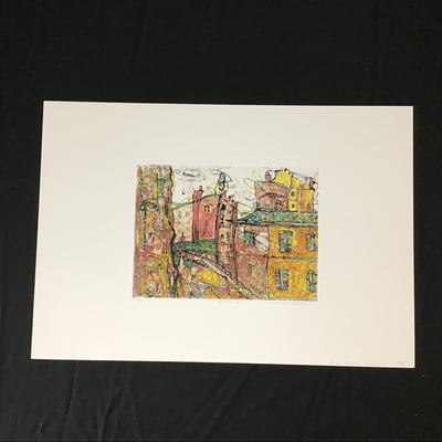 Shibuya Colored Etching - Image 2 of 6