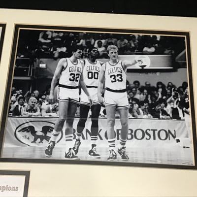 Framed Boston Champions Sports Photos - Image 3 of 8