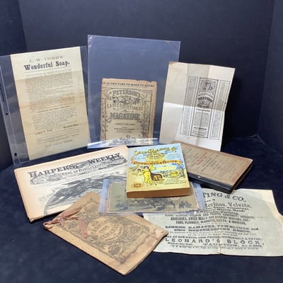 Antique Ephemera - Farmer's Almanac & More - Image 1 of 21