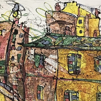 Shibuya Colored Etching - Image 5 of 6