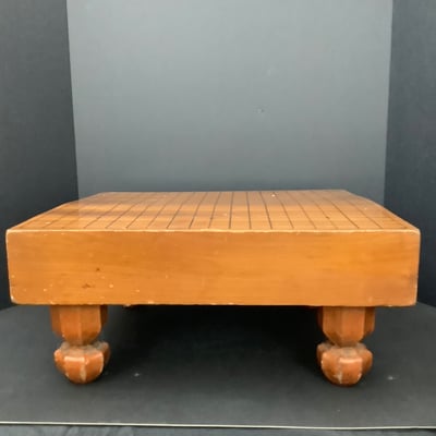 Handmade Go Game Table & Wooden Chess Set  - Image 4 of 9