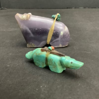 Vintage Native American Zuni Fetishes - Image 4 of 15