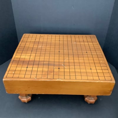 Handmade Go Game Table & Wooden Chess Set  - Image 3 of 9