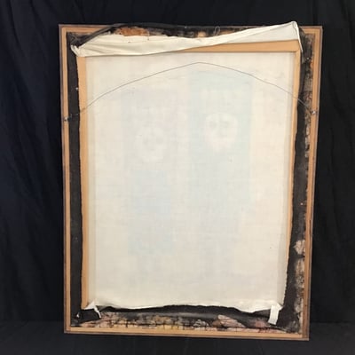 Vintage Framed King & Queen Batik - Image 5 of 6