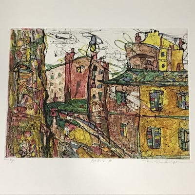 Shibuya Colored Etching - Image 1 of 6