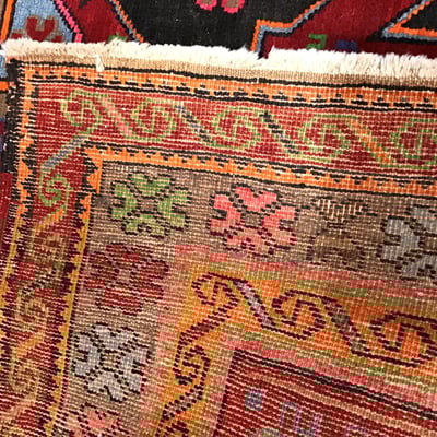 Multi Colored Wool Carpet - Image 5 of 5