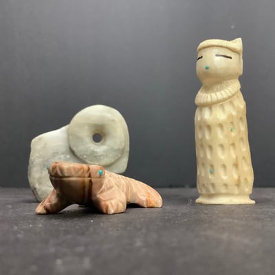 Vintage Native American Zuni Fetishes - Image 9 of 15