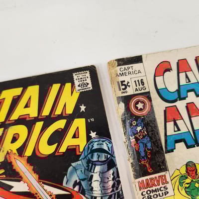 Captain America 112 and 116 - Image 3 of 6