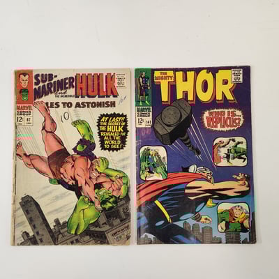 12 Cent Comics: Tales to Astonish 87 / Thor 141 - Image 1 of 6