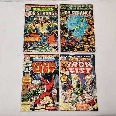 Marvel Premiere 10,14,22,23 MVS intact - Image 1 of 5