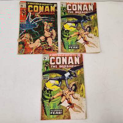 Conan 4 and 9 (2 copies) - Image 1 of 6
