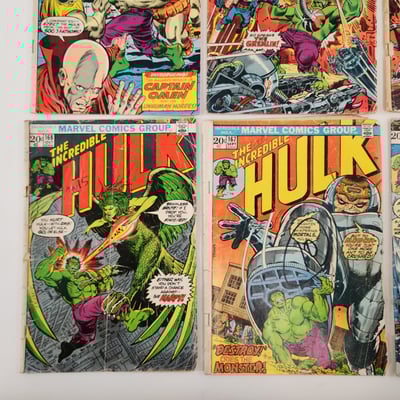 Incredible Hulk 162 163 164 166 167 168 - Image 2 of 5