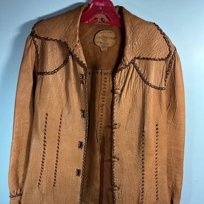 Two vintage Leather Women's Jackets, and One Pendleton - Image 1 of 8