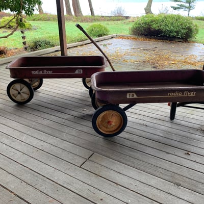 Vintage Radio Flyer Wagons - Image 3 of 4