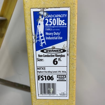 Aluminum Little Giant Ladder and 6ft Werner - Image 3 of 6