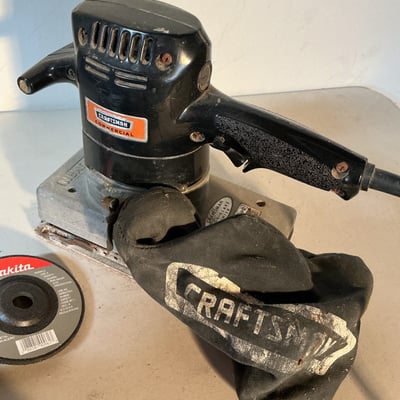 Makita 4-inch Disc Grinder and Craftsman belt sander - Image 2 of 4