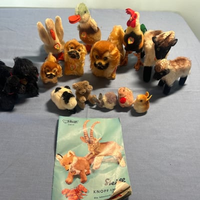 15 Steiff Small Collectible Animals - Image 2 of 13