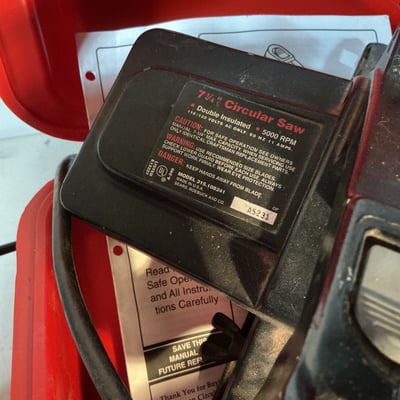 Dewalt thickness planer, Craftsman circular saw  - Image 5 of 5