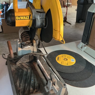 DeWalt 14” chopsaw - Image 2 of 5