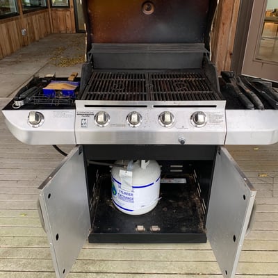 Commercial Char-Broil Gas Grill with Accessories - Image 2 of 6