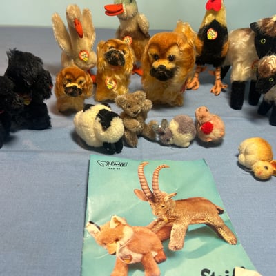 15 Steiff Small Collectible Animals - Image 1 of 13