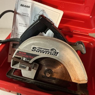 Dewalt thickness planer, Craftsman circular saw  - Image 4 of 5