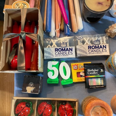 Assorted Candles and Candle-Making Supplies - Image 2 of 5