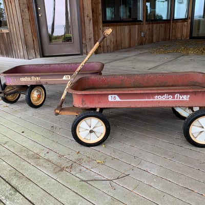 Vintage Radio Flyer Wagons - Image 2 of 4