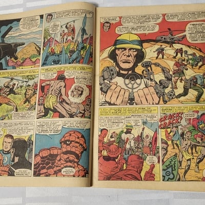 1966 Marvel Comics Fantastic Four 53 2nd Black Panther ap - Image 8 of 13