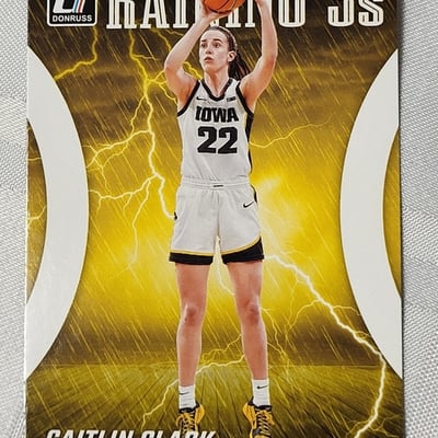2024 Panini Caitlin Clark Rookie card Raining 3s  - Image 9 of 13