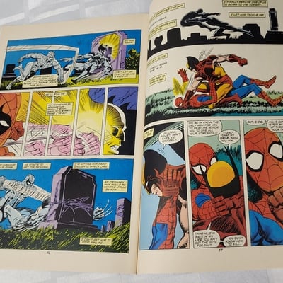 1987 Marvel Comics Spider-Man VS Wolverine  - Image 11 of 16