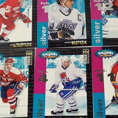 1995-95 Upperdeck Crash The Game Complete Set Superstars - Image 10 of 19