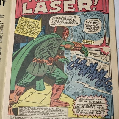 Avengers #34 Marvel 1966 1st App. of Living Laser - Image 6 of 17