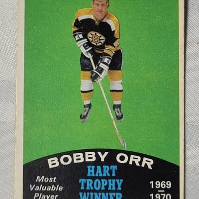 1970-71 OPC Bobby Orr Hart Trophy Winner card  - Image 3 of 9