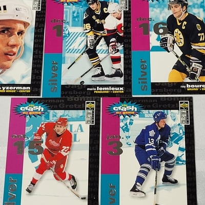 1995-95 Upperdeck Crash The Game Complete Set Superstars - Image 11 of 19