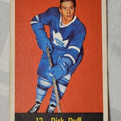 1960-61 Parkhurst Dick Duff Leafs Card  - Image 1 of 11
