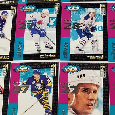 1995-95 Upperdeck Crash The Game Complete Set Superstars - Image 13 of 19