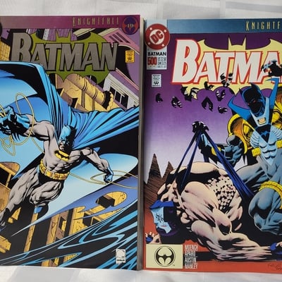 1993 DC Comics Batman 500 Both Variants Foil Die Cut   - Image 1 of 14