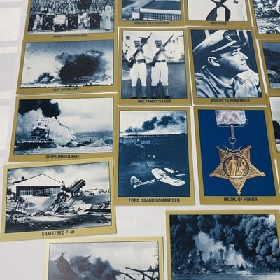1990s Military Card Set USA Remember Pearl Harbor  - Image 7 of 20