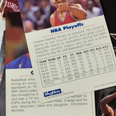 1992 Skybox USA Olympic Basketball Dream Team Set Jordan Bird Johnson - Image 13 of 16