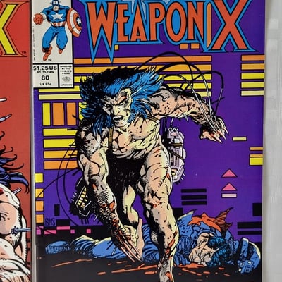 1991 Marvel Comics Weapon X 79 80 Wolverine Origin Story  - Image 3 of 16