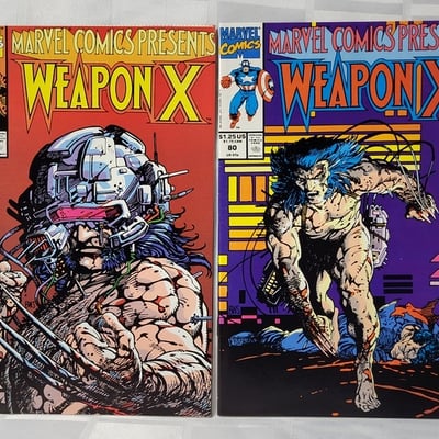 1991 Marvel Comics Weapon X 79 80 Wolverine Origin Story  - Image 1 of 16