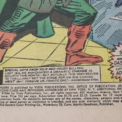 Avengers #34 Marvel 1966 1st App. of Living Laser - Image 5 of 17