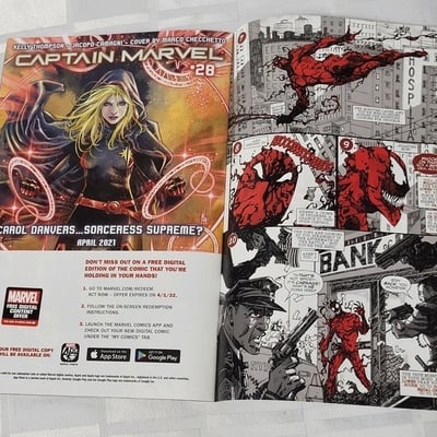 2019 Carnage Black White And Blood no 1 Marvel Comics  - Image 10 of 12