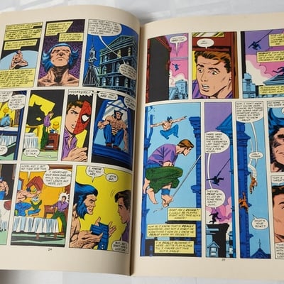 1987 Marvel Comics Spider-Man VS Wolverine  - Image 9 of 16