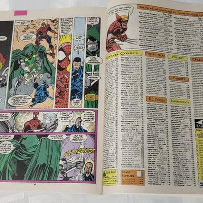 Amazing Spider-Man #350 Marvel 1991 Dr. Doom  - Image 17 of 17