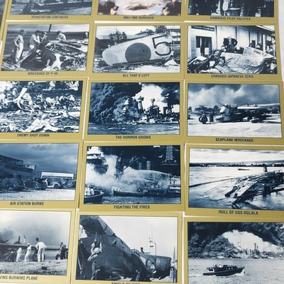 1990s Military Card Set USA Remember Pearl Harbor  - Image 11 of 20