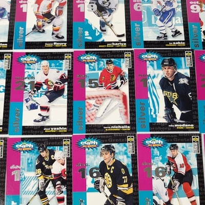 1995-95 Upperdeck Crash The Game Complete Set Superstars - Image 8 of 19